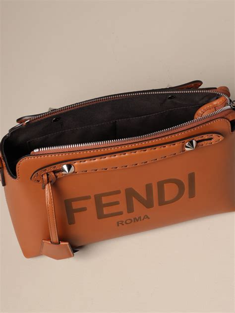 borsa fendi cuoio